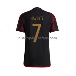 Camiseta de Fútbol Alemania Havertz 7 Hombre Exterior Copa Mundial 2022 Manga Corta