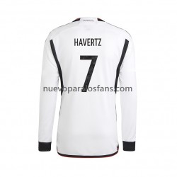 Camiseta de Fútbol Alemania Havertz 7 Hombre Casa Copa Mundial 2022 Manga Larga