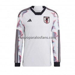 Camiseta de Fútbol Japón Hombre Exterior Copa Mundial 2022 Manga Larga