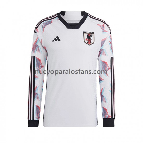 Camiseta de Fútbol Japón Hombre Exterior Copa Mundial 2022 Manga Larga