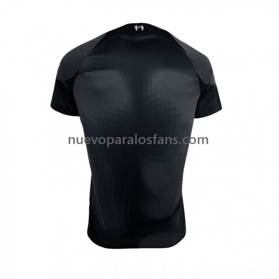 Camiseta de Fútbol Liverpool Portero Hombre Exterior 2022-2023 Manga Corta