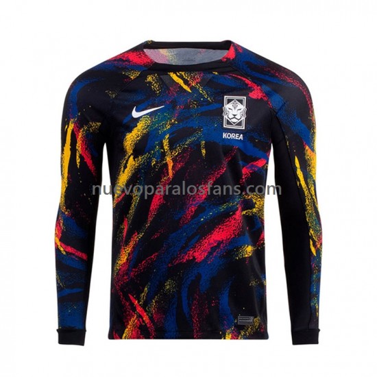 Camiseta de Fútbol Corea Del Sur Hombre Exterior Copa Mundial 2022 Manga Larga