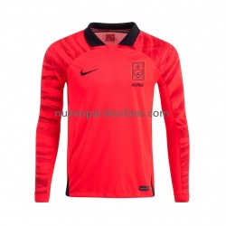 Camiseta de Fútbol Corea Del Sur Hombre Casa Copa Mundial 2022 Manga Larga