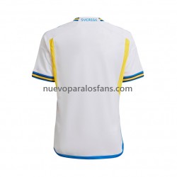 Camiseta de Fútbol Suecia Hombre Exterior 2022-2023 Manga Corta
