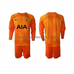 Camiseta de Fútbol Tottenham Hotspur Portero Niño Exterior 2022-2023 Manga Larga