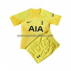 Camiseta de Fútbol Tottenham Hotspur Portero Niño Casa 2022-2023 Manga Corta