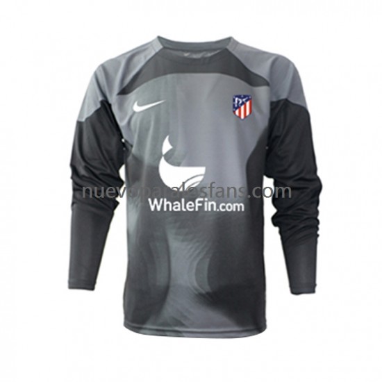 Camiseta de Fútbol Atlético Madrid Portero Hombre Exterior 2022-2023 Manga Larga