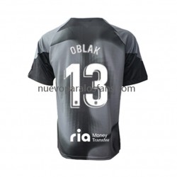 Camiseta de Fútbol Atlético Madrid Jan Oblak 13 Portero Hombre Exterior 2022-2023 Manga Corta