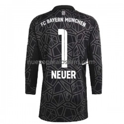 Camiseta de Fútbol Bayern de Múnich Manuel Neuer 1 Portero Hombre Exterior 2022-2023 Manga Larga
