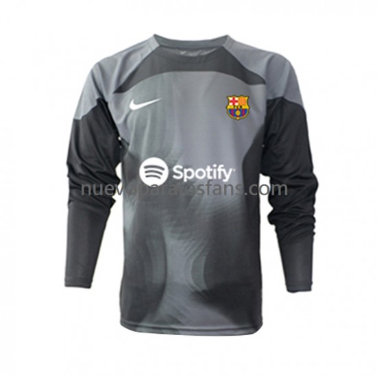 Camiseta de Fútbol FC Barcelona Portero Hombre Exterior 2022-2023 Manga Larga