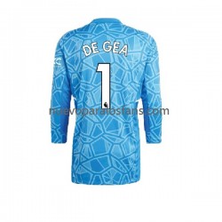 Camiseta de Fútbol Manchester United DE GEA 1 Portero Hombre Casa 2022-2023 Manga Larga