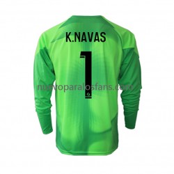 Camiseta de Fútbol Paris Saint-Germain Keylor Navas 1 Portero Hombre Casa 2022-2023 Manga Larga