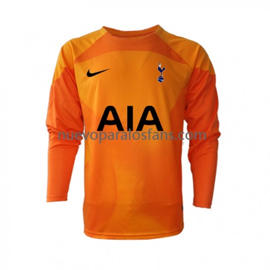 Camiseta de Fútbol Tottenham Hotspur Portero Hombre Exterior 2022-2023 Manga Larga