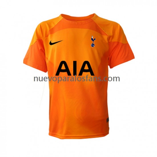 Camiseta de Fútbol Tottenham Hotspur Portero Hombre Exterior 2022-2023 Manga Corta