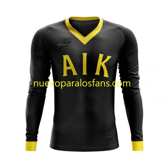 Camiseta de Fútbol AIK 100 Anniversary Hombre Casa 2024 Manga Larga