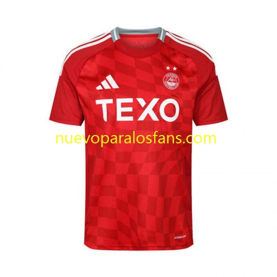 Camiseta de Fútbol Aberdeen Hombre Casa 2024-2025 Manga Corta