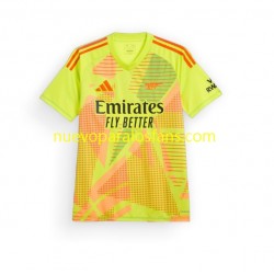 Camiseta de Fútbol Arsenal Portero Hombre Casa 2024-2025 Manga Corta