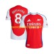 Camiseta de Fútbol Arsenal Martin Odegaard 8 Hombre Casa 2024-2025 Manga Corta