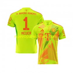 Camiseta de Fútbol Bayern de Múnich Manuel Neuer 1 Portero Hombre Casa 2024-2025 Manga Corta