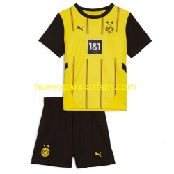 Camiseta de Fútbol Borussia Dortmund Niño Casa 2024-2025 Manga Corta