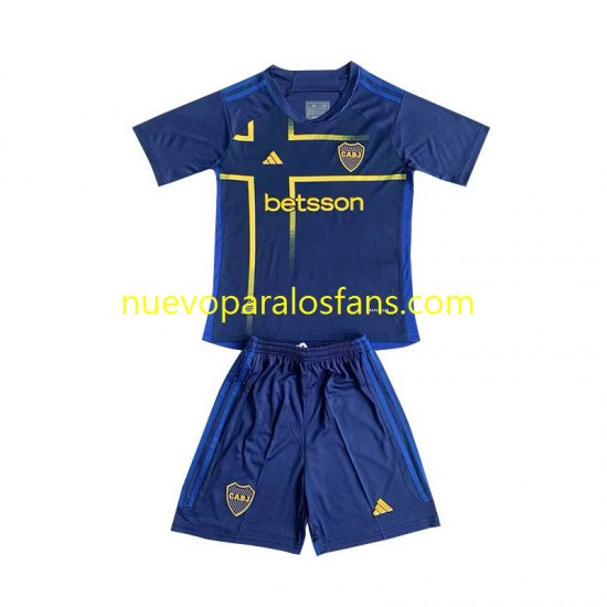 Camiseta de Fútbol CA Boca Juniors Niño Tercera 2024 Manga Corta