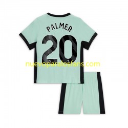 Camiseta de Fútbol Chelsea Cole Palmer 20 Niño Tercera 2023-2024 Manga Corta
