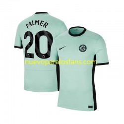 Camiseta de Fútbol Chelsea Cole Palmer 20 Hombre Tercera 2023-2024 Manga Corta