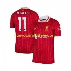 Camiseta de Fútbol Liverpool Mohamed Salah 11 Hombre Casa 2024-2025 Manga Corta