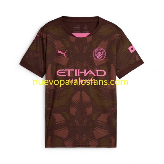 Camiseta de Fútbol Manchester City Portero Hombre Casa 2024-2025 Manga Corta