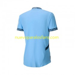 Camiseta de Fútbol Manchester City Hombre Casa 2024-2025 Manga Corta