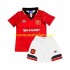 Camiseta de Fútbol Manchester United Retro Niño Casa 1994 Manga Corta
