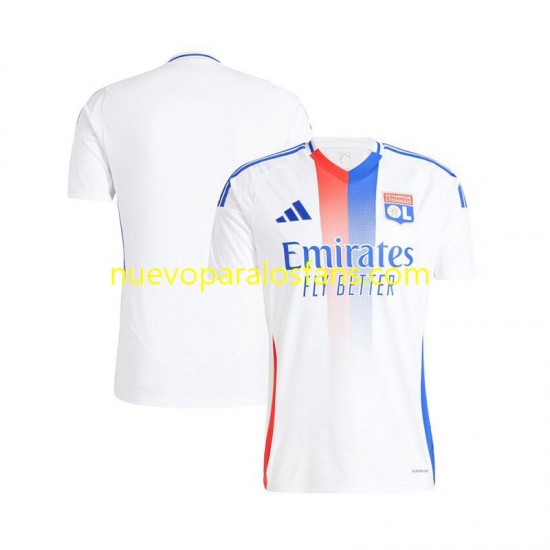 Camiseta de Fútbol Olympique de Lyon Hombre Casa 2024-2025 Manga Corta