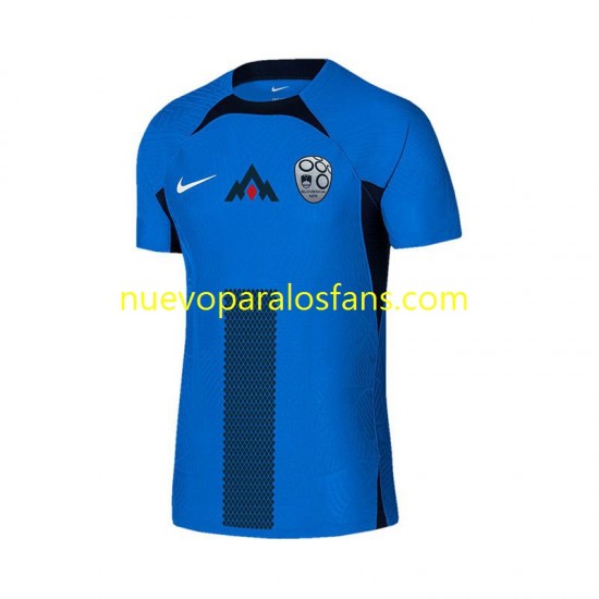 Camiseta de Fútbol Eslovenia Hombre Exterior Euro 2024 Manga Corta