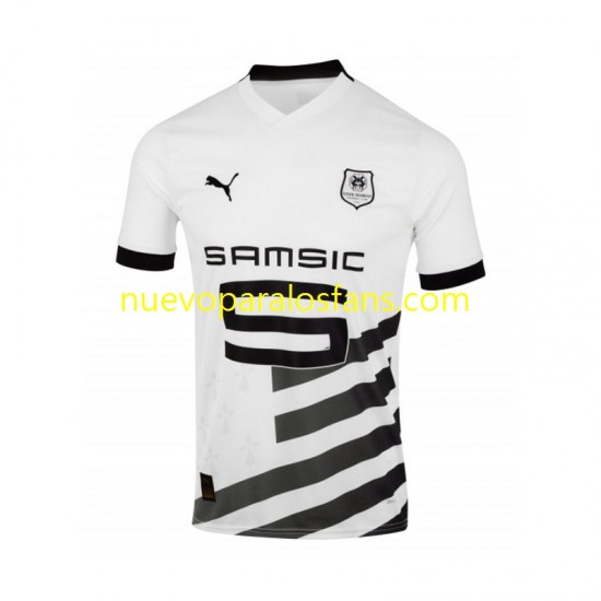 Camiseta de Fútbol Stade Rennais Hombre Exterior 2023-2024 Manga Corta