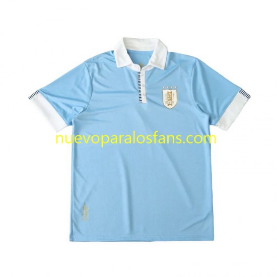 Camiseta de Fútbol Uruguay 100th Anniversary Hombre Casa 2024 Manga Corta