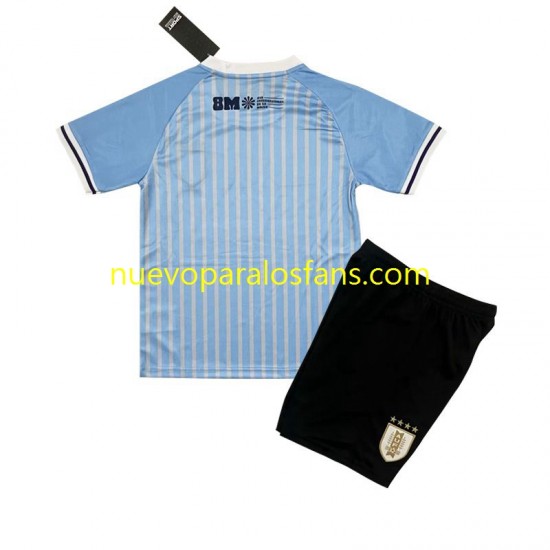 Camiseta de Fútbol Uruguay Niño Casa 2024 Manga Corta