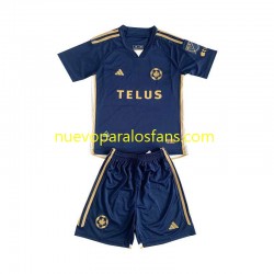 Camiseta de Fútbol Vancouver Whitecaps Niño Exterior 2024 Manga Corta