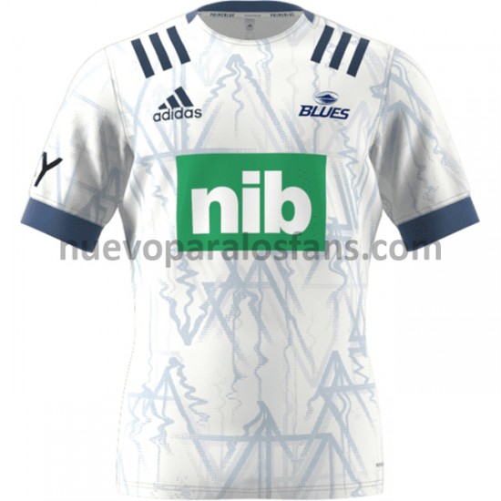 Camiseta de Fútbol Auckland Blues Rugby Exterior 2020 Manga Corta