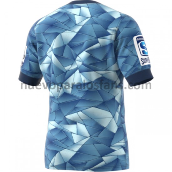 Camiseta de Fútbol Auckland Blues Rugby Casa 2020 Manga Corta