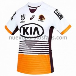 Camiseta de Fútbol Brisbane Broncos Rugby Exterior 2021 Manga Corta