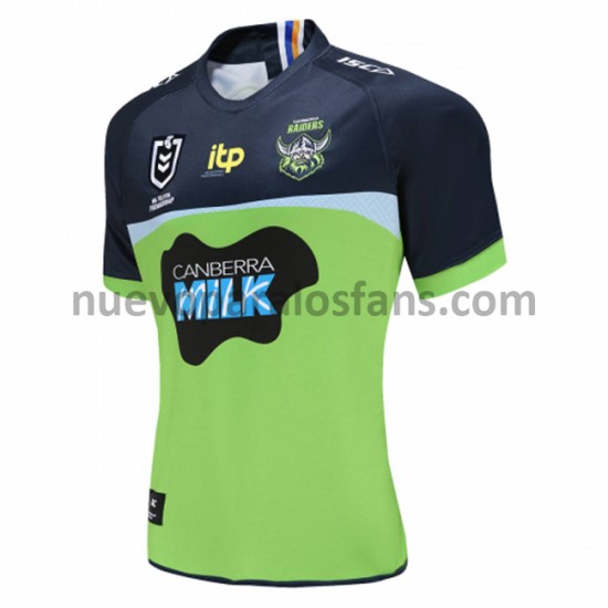 Camiseta de Fútbol Canberra Raiders Rugby Exterior 2021 Manga Corta