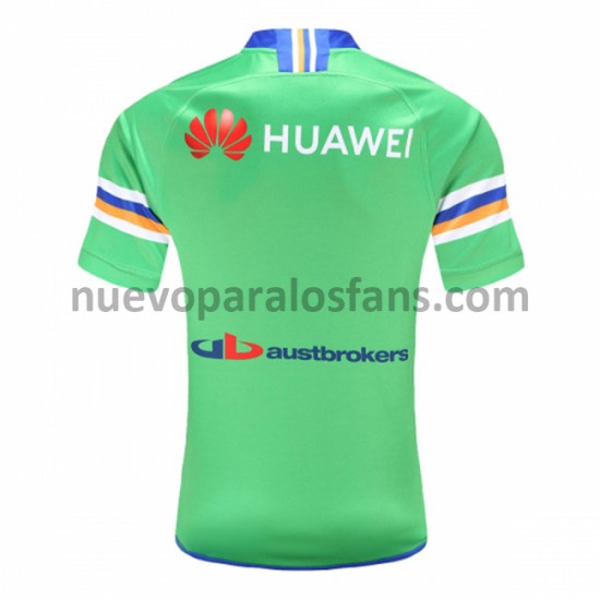 Camiseta de Fútbol Canberra Raiders Rugby Casa 2021 Manga Corta