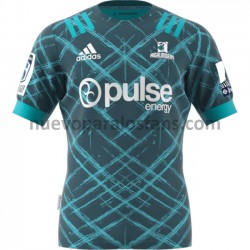 Camiseta de Fútbol Dunedin Highlanders Rugby Exterior 2020 Manga Corta