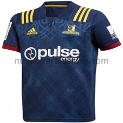 Camiseta de Fútbol Dunedin Highlanders Rugby Casa 2020 Manga Corta