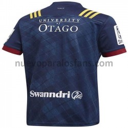 Camiseta de Fútbol Dunedin Highlanders Rugby Casa 2020 Manga Corta