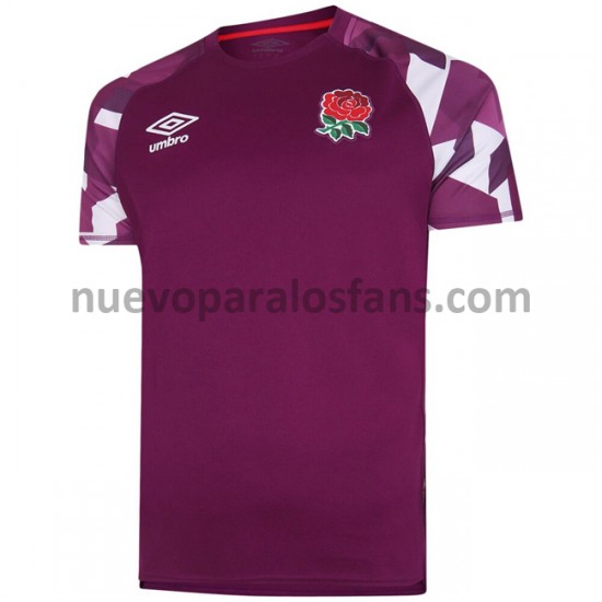 Camiseta de Fútbol Inglaterra Rugby 7S Exterior 2020-2021 Manga Corta