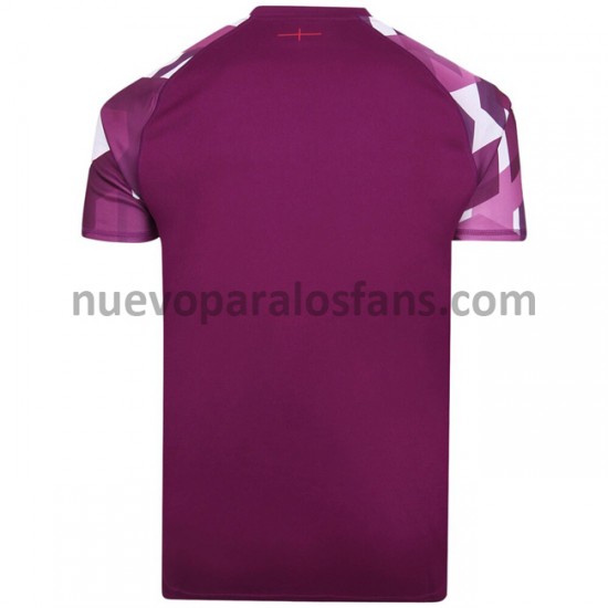 Camiseta de Fútbol Inglaterra Rugby 7S Exterior 2020-2021 Manga Corta