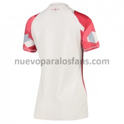 Camiseta de Fútbol Inglaterra Rugby 7S Mujer Casa 2020-2021 Manga Corta