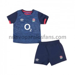Camiseta de Fútbol Inglaterra Rugby Niño Exterior 2020-2021 Manga Corta