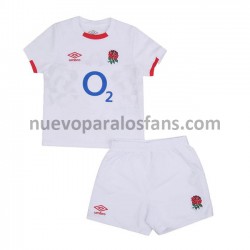 Camiseta de Fútbol Inglaterra Rugby Niño Casa 2020-2021 Manga Corta